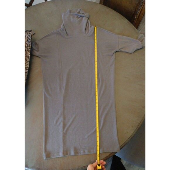 CABI  gray small turtle neck long sleeve dress - Picture 6 of 9